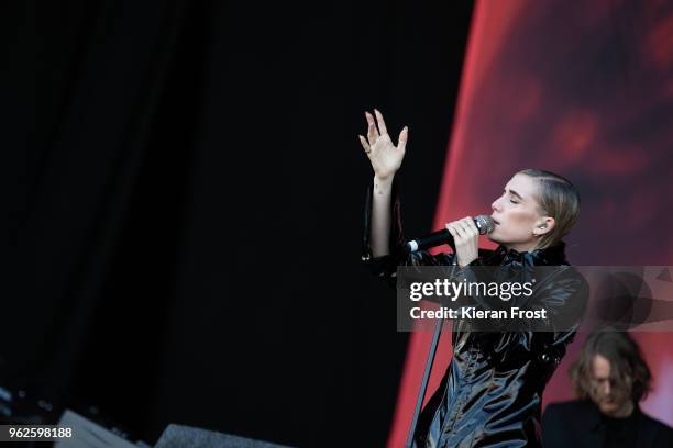 Lykke Li performs at the BBC Biggest Weekend at Titanic Slipways on May 25, 2018 in Belfast, Northern Ireland.