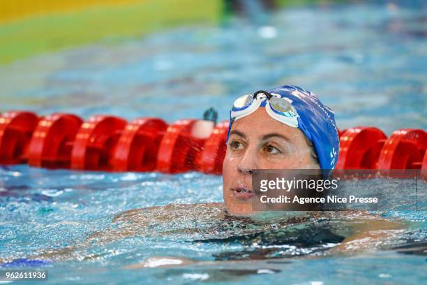 Charlotte Bonnet 100m freestyle during the French National swimming championship on May 26, 2018 in Saint Raphael, France.