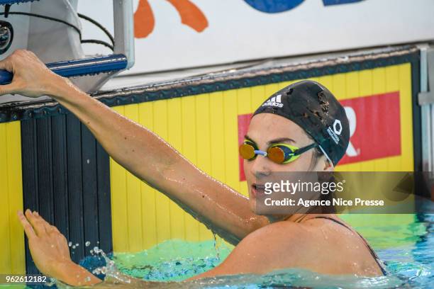 Beryl Gastaldello 100m freestyle during the French National swimming championship on May 26, 2018 in Saint Raphael, France.