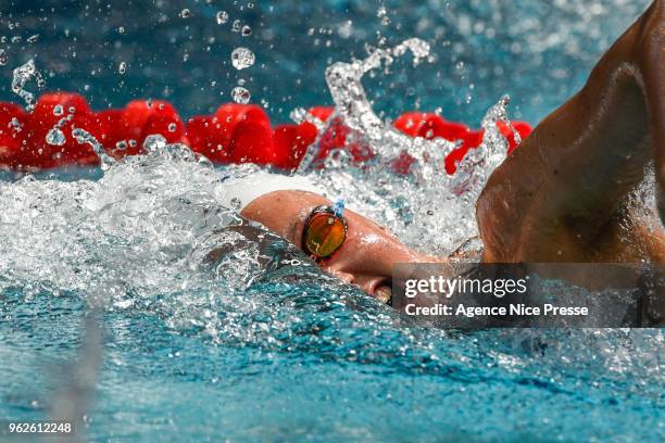 Axelle Cara 100m freestyle during the French National swimming championship on May 26, 2018 in Saint Raphael, France.