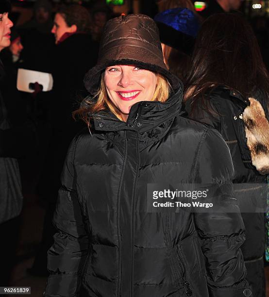 Amy Ryan attends the opening night of "Time Stands Still" on Broadway at the Samuel J. Friedman Theatre on January 28, 2010 in New York City.