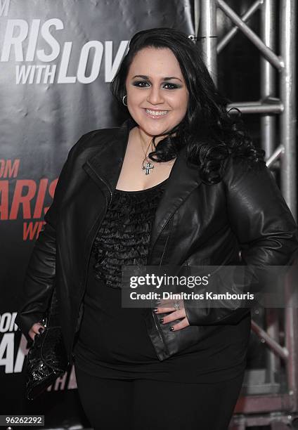 Nikki Blonsky attends the "From Paris With Love" premiere at the Ziegfeld Theatre on January 28, 2010 in New York City.