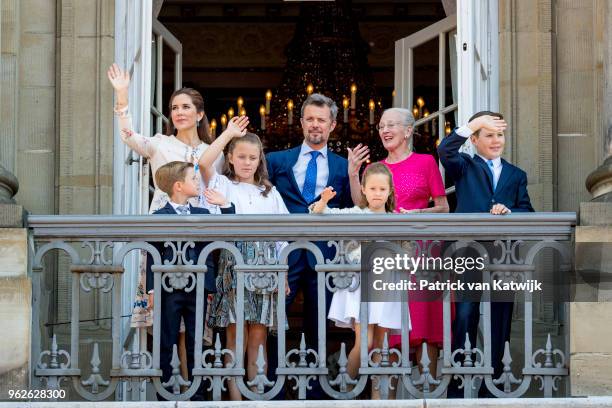 Crown Princess Mary of Denmark, Crown Prince Frederik of Denmark, Queen Margrethe of Denmark, Princess Isabella of Denmark, Prince Vincent of...