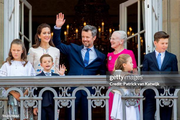 Crown Princess Mary of Denmark, Crown Prince Frederik of Denmark, Queen Margrethe of Denmark, Princess Isabella of Denmark, Prince Vincent of...