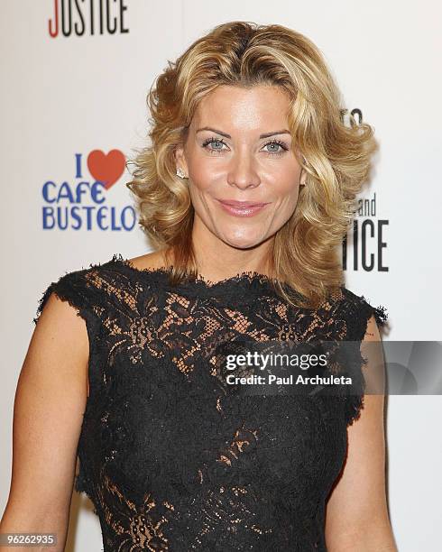 Actress McKenzie Westmore arrives at the "Artists For Haiti" Benefit at Bergamot Station on January 28, 2010 in Santa Monica, California.