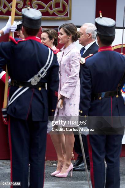 Queen Letizia of Spain attends the Armed Forces Day on May 26, 2018 in Logrono, Spain.