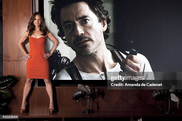 Wife of Robert Downey Jr./ Film producer Susan Downey poses at a portrait session for Hapers Bazaar in Los Angeles, CA on January 1, 2010. PUBLISHED...