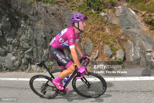 Elia Viviani of Italy and Team Quick-Step Floors Purple Points Jersey / during the 101st Tour of Italy 2018, Stage 20 a 214km stage from Susa to...