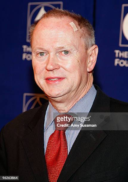Foundation Board Chair George Jones attends the Music Preservation Project "Cue The Music" held at the Wilshire Ebell Theatre on January 28, 2010 in...