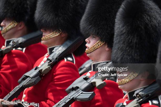 Rehearsals for Trooping the Colour during the Major General's Review on May 26, 2018 in London, England.