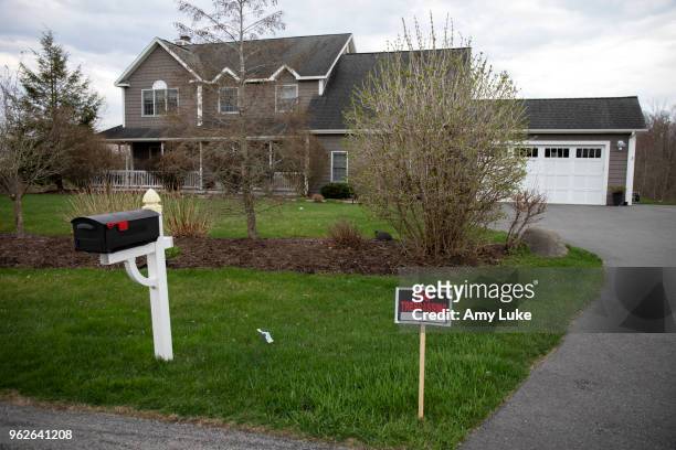 The home of NXIVM President, Nancy Salzman, at 3 Oregon Trail in Clifton Park, New York on Thursday, May 3, 2018. Salzman's home was raided by the...