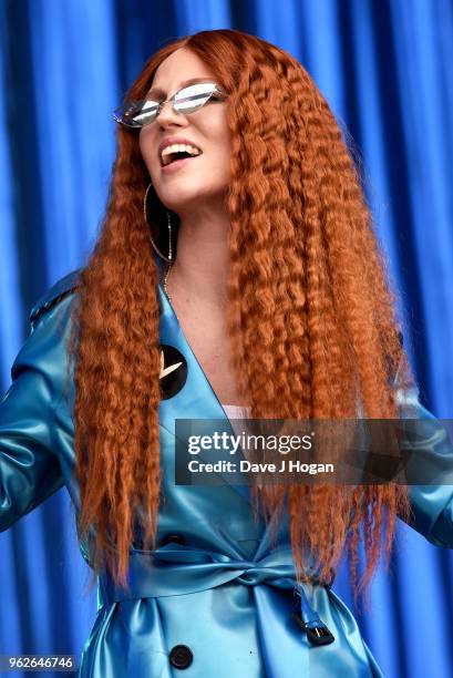 Jess Glynne performs during day 1 of BBC Radio 1's Biggest Weekend 2018 held at Singleton Park on May 26, 2018 in Swansea, Wales.