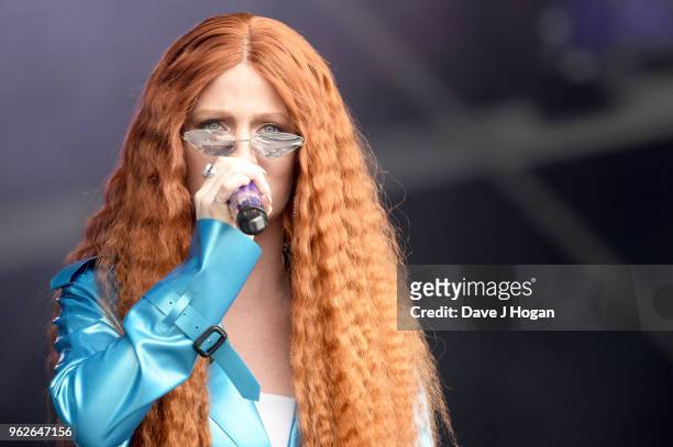 Jess Glynne performs during day 1 of BBC Radio 1's Biggest Weekend 2018 held at Singleton Park on May 26, 2018 in Swansea, Wales.