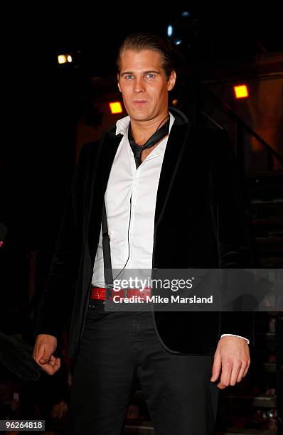 Jonas Altberg aka Basshunter is the 9th person evicted from this year's Celebrity Big Brother at Elstree Studios on January 29, 2010 in Borehamwood,...