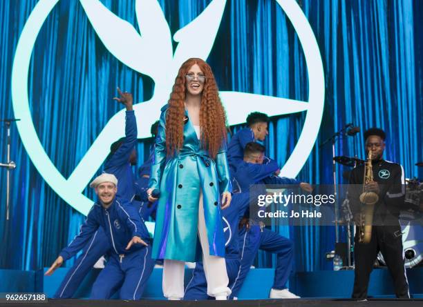 Jess Glynne performs at BBC Music Biggest Weekend held at Singleton Park on May 26, 2018 in Swansea, Wales.