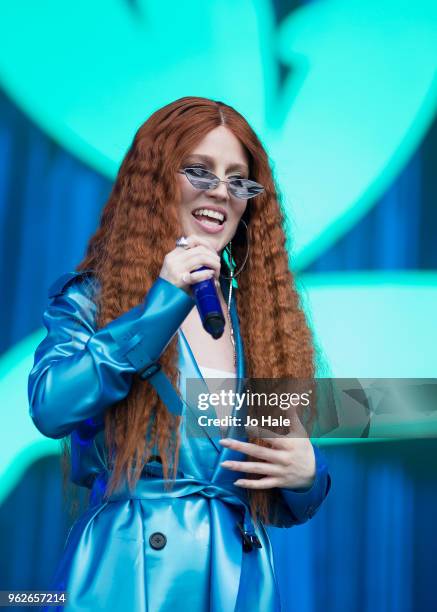 Jess Glynne performs at BBC Music Biggest Weekend held at Singleton Park on May 26, 2018 in Swansea, Wales.