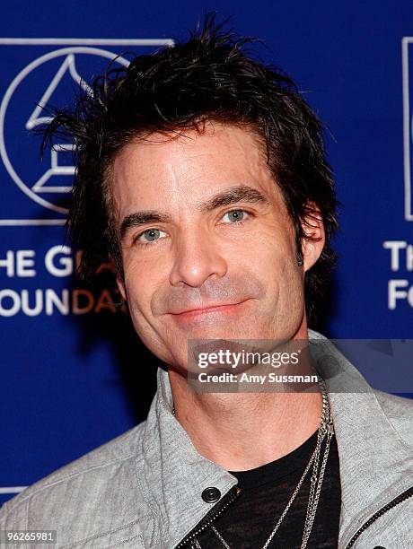 Musician Pat Monahan attends the Music Preservation Project "Cue The Music" held at the Wilshire Ebell Theatre on January 28, 2010 in Los Angeles,...