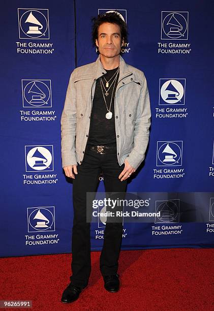 Musician Pat Monahan attends the Music Preservation Project "Cue The Music" held at the Wilshire Ebell Theatre on January 28, 2010 in Los Angeles,...