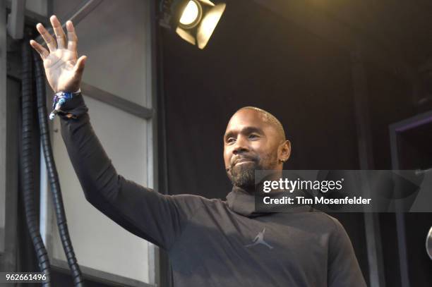 Charles Woodson attends a Culinary event during the 2018 BottleRock Napa Valley at Napa Valley Expo on May 25, 2018 in Napa, California.