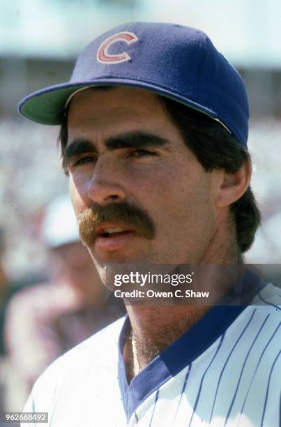 Bill Buckner of the Chicago Cubs at Wrigley Field circa 1984 in Chicago, Illionois.