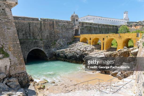 peniche fortress, portugal - peniche stock pictures, royalty-free photos & images