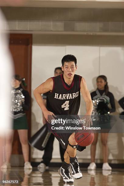Harvard Jeremy Lin in action vs Dartmouth at Leede Arena. Hanover, NH 1/23/2010 CREDIT: Winslow Townson
