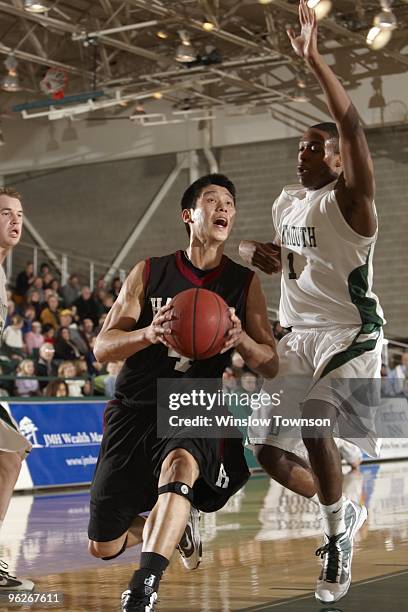 Harvard Jeremy Lin in action vs Dartmouth at Leede Arena. Hanover, NH 1/23/2010 CREDIT: Winslow Townson