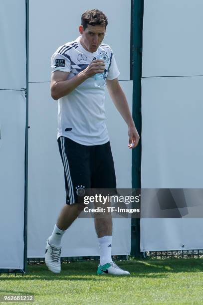 Sebastian Rudy of Germany looks on during the Southern Tyrol Training Camp day four on May 26, 2018 in Eppan, Italy.