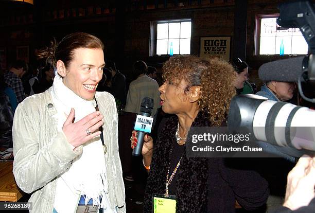 Diane Bell attends the Alfred P Sloan Foundation Reception during the 2010 Sundance Film Festival at Filmmaker Lodge on January 29, 2010 in Park...