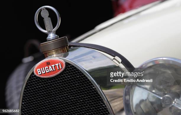 Bugatti 35 on display at the Concorso d'Eleganza Villa d'Este at Villa d'Este on May 26, 2018 in Como, Italy. Approximately 50 Historic Cars are...