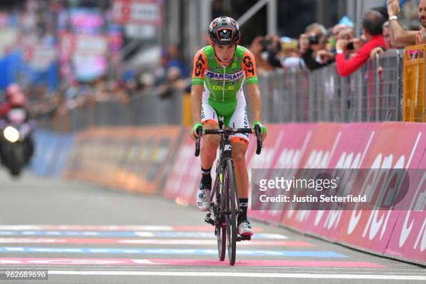 Arrival / Giulio Ciccone of Italy and Team Bardiani CSF / during the 101st Tour of Italy 2018, Stage 20 a 214km stage from Susa to Cervinia 2001m /...