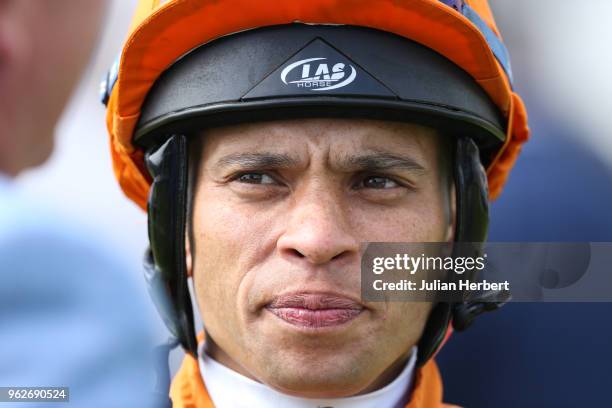 Jockey Sean Levey at Goodwood Racecourse on May 26, 2018 in Chichester, England.