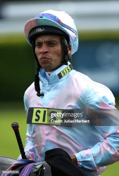 Jockey Sean Levey at Goodwood Racecourse on May 26, 2018 in Chichester, England.