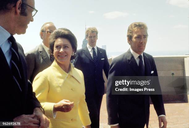 Princess Margaret and Antony Armstrong-Jones circa 1975 in New York City.