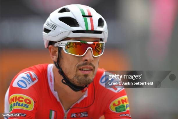 Arrival / Francesco Gavazzi of Italy and Team Androni Giocattoli-Sidermec / during the 101st Tour of Italy 2018, Stage 20 a 214km stage from Susa to...