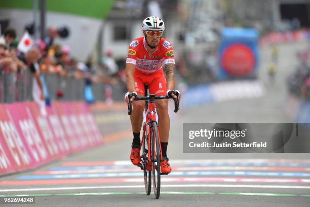 Arrival / Francesco Gavazzi of Italy and Team Androni Giocattoli-Sidermec / during the 101st Tour of Italy 2018, Stage 20 a 214km stage from Susa to...