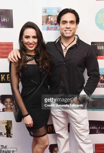 Actors Juliana Betancourth and Danny Arroyo arrive at the FYC Us Independents Screenings and Red Carpet at the Elks Lodge on May 25, 2018 in Van...