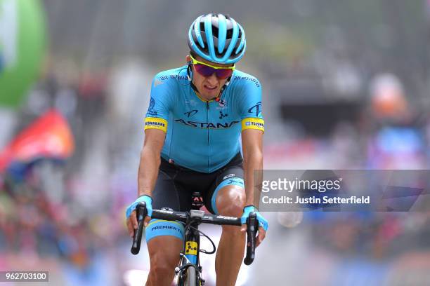 Arrival / Pello Bilbao of Spain and Astana Pro Team / during the 101st Tour of Italy 2018, Stage 20 a 214km stage from Susa to Cervinia 2001m / Giro...