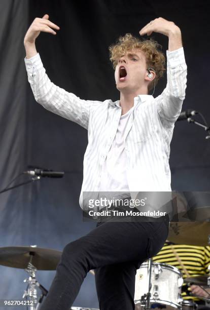 Chase Lawrence of Coin performs during the 2018 BottleRock Napa Valley at Napa Valley Expo on May 25, 2018 in Napa, California.
