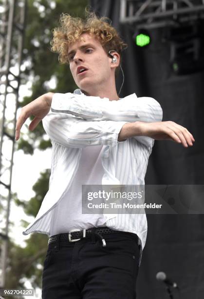 Chase Lawrence of Coin performs during the 2018 BottleRock Napa Valley at Napa Valley Expo on May 25, 2018 in Napa, California.