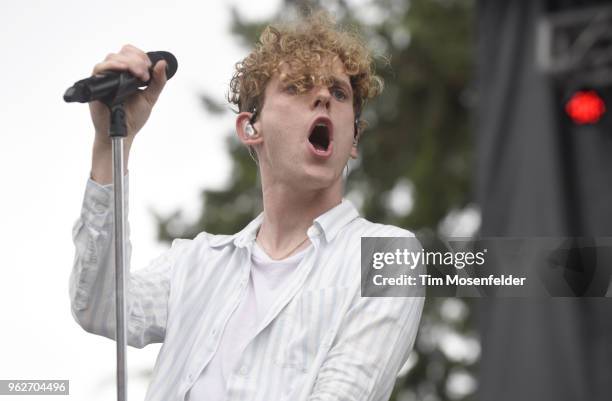 Chase Lawrence of Coin performs during the 2018 BottleRock Napa Valley at Napa Valley Expo on May 25, 2018 in Napa, California.