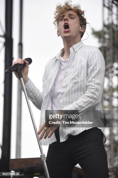 Chase Lawrence of Coin performs during the 2018 BottleRock Napa Valley at Napa Valley Expo on May 25, 2018 in Napa, California.