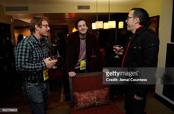 Trevor Groth and Sundance Film Festival John Cooper attend the Juror Dinner during the 2010 Sundance Film Festival at Filmmaker Lodge on January 29,...