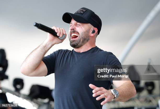 Acclaimed tenor and Broadway star Alfie Boe performs during the 2018 National Memorial Day Concert - Rehearsals at U.S. Capitol, West Lawn on May 26,...