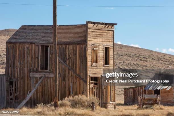 bodie ghost town california - neal pritchard stockfoto's en -beelden