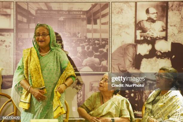 Ms. Sheikh Hasina Prime Minister of Bangladesh during Ms. Sheikh Hasina Prime Minister of Bangladesh with her sister Rehana visit India Freedom...