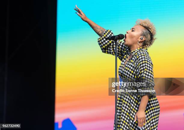 Emeli Sande performs at BBC Radio - The Biggest Weekend at Scone Palace on May 26, 2018 in Perth, Scotland.