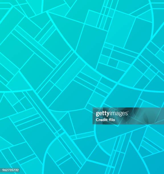 seamless streets city view - road pattern stock illustrations