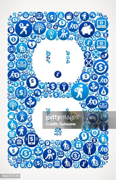 outlet money blue icon pattern background - socket set stock illustrations