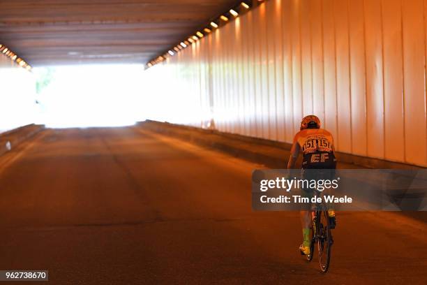 Michael Woods of Canada and Team EF Education First-Drapac p/b Cannondale / Tunnel / during the 101st Tour of Italy 2018, Stage 20 a 214km stage from...